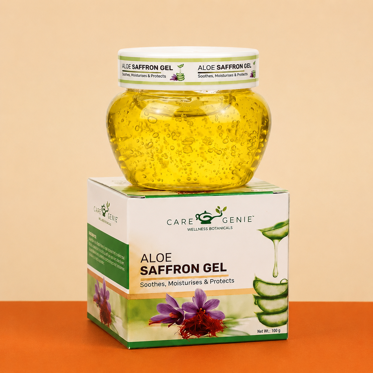 Aloe Saffron Gel – Hydrating & Brightening Gel for Glowing, Soothed Skin